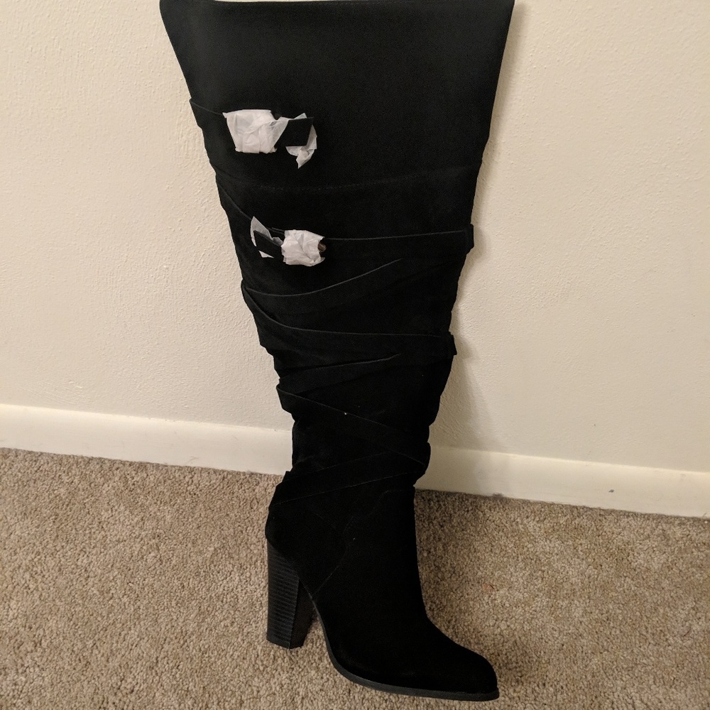Knee High Boots Wide Calf